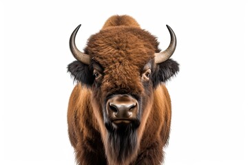 Realistic bison clipart