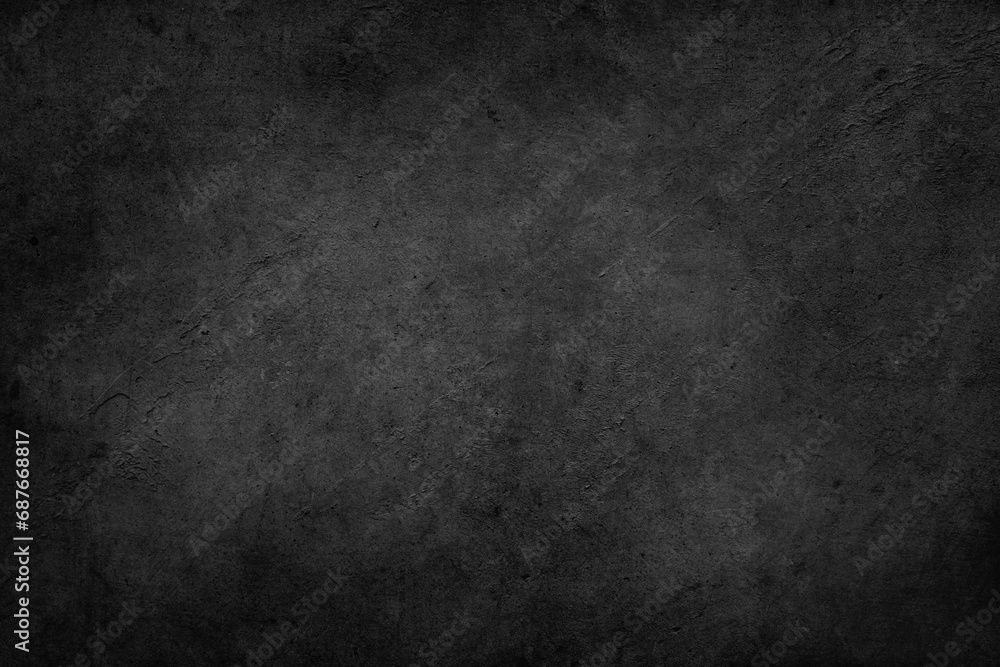 Sticker Textured grunge dark black concrete background