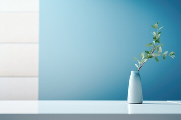 A picture of a plant in a vase sitting on a table. Suitable for home decor, interior design, or gardening themes