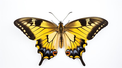 Obraz premium Beautiful Butterfly Isolated on the White Background 