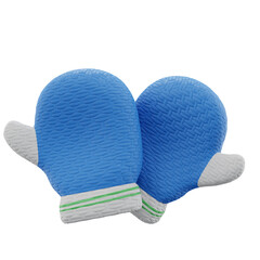 Winter Glove 3D Illustration