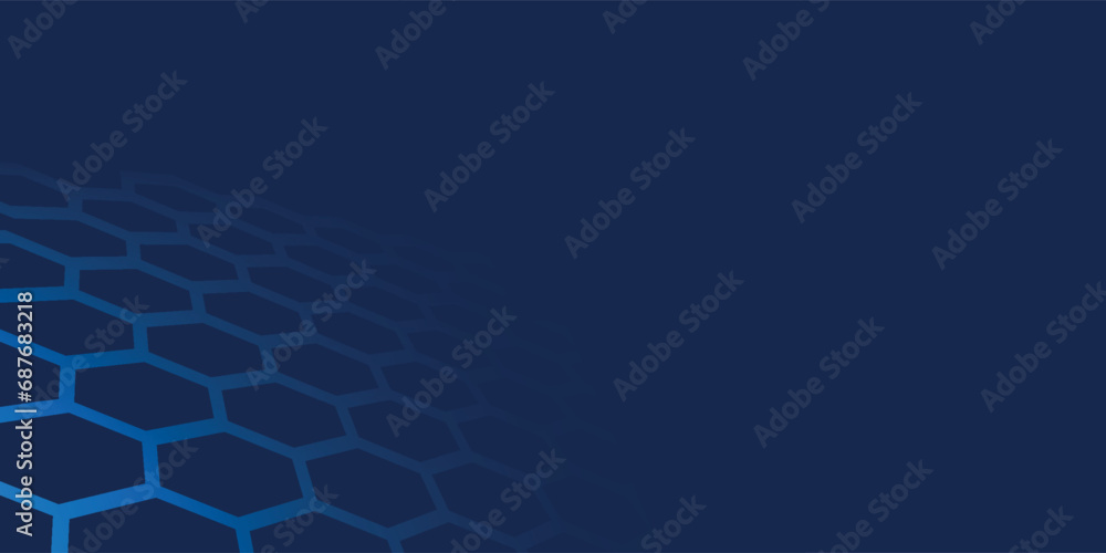 Poster hexagon pattern. seamless background. abstract honeycomb background in grey color.