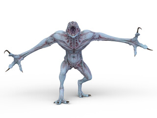 モンスター　3DCG レンダリング