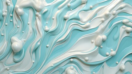 Obraz premium An abstract background with marble paint patterns in blue, green, and black, creating a unique and artistic texture