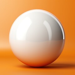 Ball on orange background UHD wallpaper