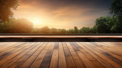 Beautiful empty wooden rustic table UHD wallpaper