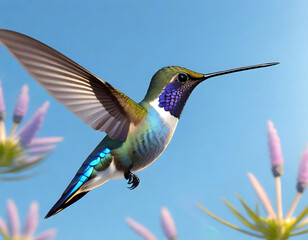 Fototapeta premium Humming bird in flight