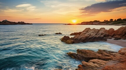 Beautiful landscape in the near the ocean UHD wallpaper