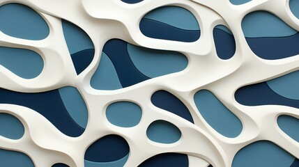 A seamless and textured pattern with a biomorphic design, creating an abstract and visually interesting backdrop