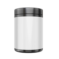 Supplement Package, cylinder, black, Labeled