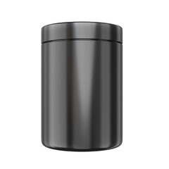 Supplement Package, cylinder, black