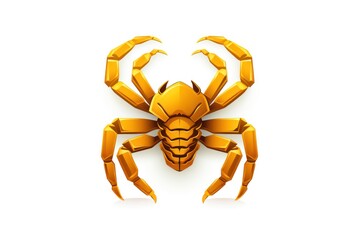 Scorpion icon on white background