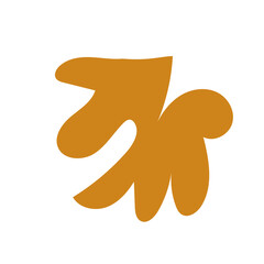 Abstracts shape autumn colours vector 