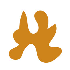 Abstracts shape autumn colours vector 