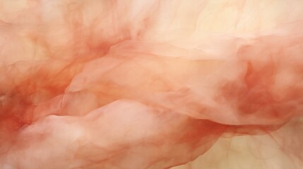 Fototapeta premium Pastel Watercolor Abstract. Blurred Pink and Orange Background. Soft Artistic Design with Light Gradient