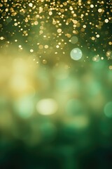 Obraz premium Elegant beige bokeh abstract background. Delicate blurred wallpaper texture. Template with defocused bokeh lights and copy space for business website design. Banner social media advertising.