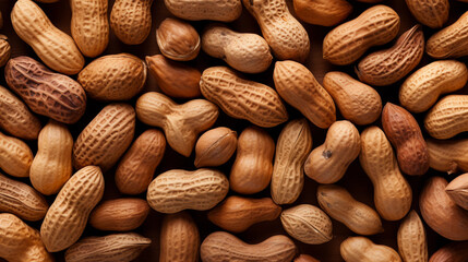 Obraz premium Monochromatic Peanut Details: A Visual Feast of Texture and Simplicity in Single-Color Photography