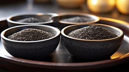 Black seasame seeds UHD wallpaper