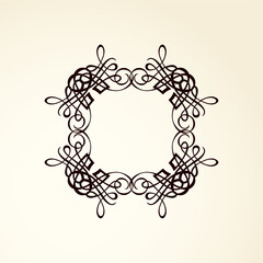 Vignette. Vector drawing