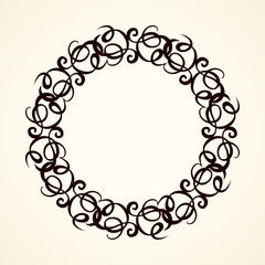 Vignette. Vector drawing