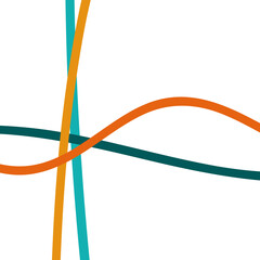 Retro Color lines decor backdrop