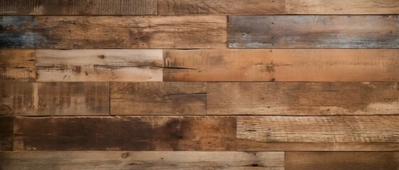 Naklejka premium Reclaimed Pallet Boards texture background, a wood grain texture , can be used for printed materials like brochures, flyers, business cards. 