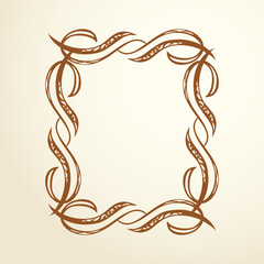 Vignette. Vector drawing