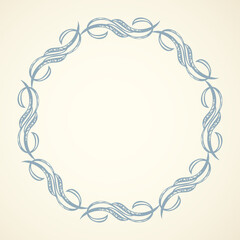 Vignette. Vector drawing