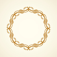 Vignette. Vector drawing