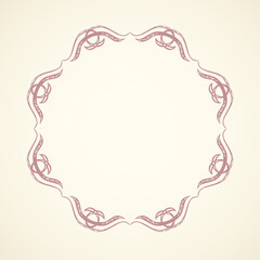 Vignette. Vector drawing