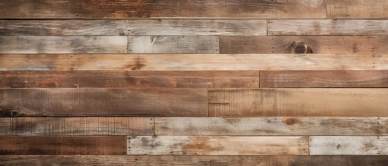 Naklejka premium Reclaimed Pallet Boards texture background, a wood grain texture , can be used for printed materials like brochures, flyers, business cards. 