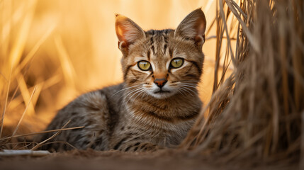Obraz premium African Wildcat