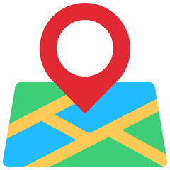 Location Pin On Map Icon