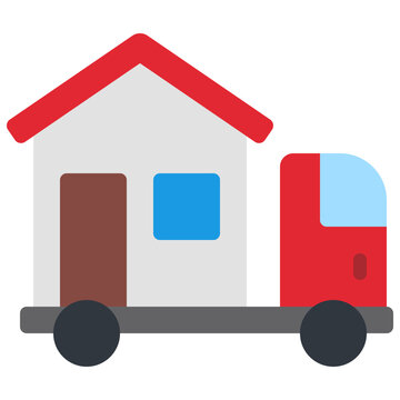 Home Lorry Delivery Icon
