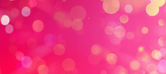 Pink widescreen bokeh background for seasonal, holidays, celebrations and various design works