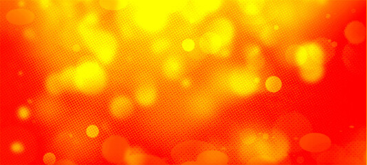 Red widescreen bokeh background for seasonal, holidays, celebrations and various design works