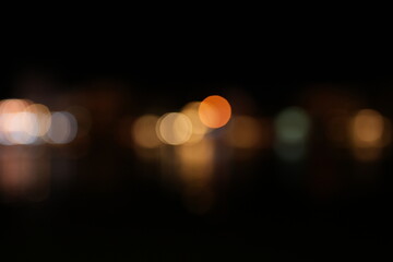 natural bokeh and bright golden lights. Vintage Magic background with colorful bokeh. Spring Summer Christmas New Year disco party