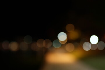 natural bokeh and bright golden lights. Vintage Magic background with colorful bokeh. Spring Summer Christmas New Year disco party