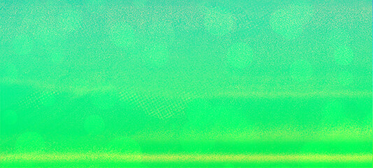 Green widescreen bokeh background for seasonal, holidays, celebrations and various design works