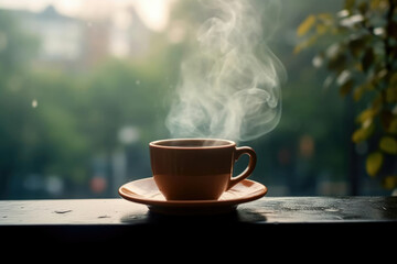 Brown drink beverage black cup morning breakfast table caffeine white hot mug