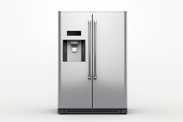 Smart Refrigerator icon on white background 