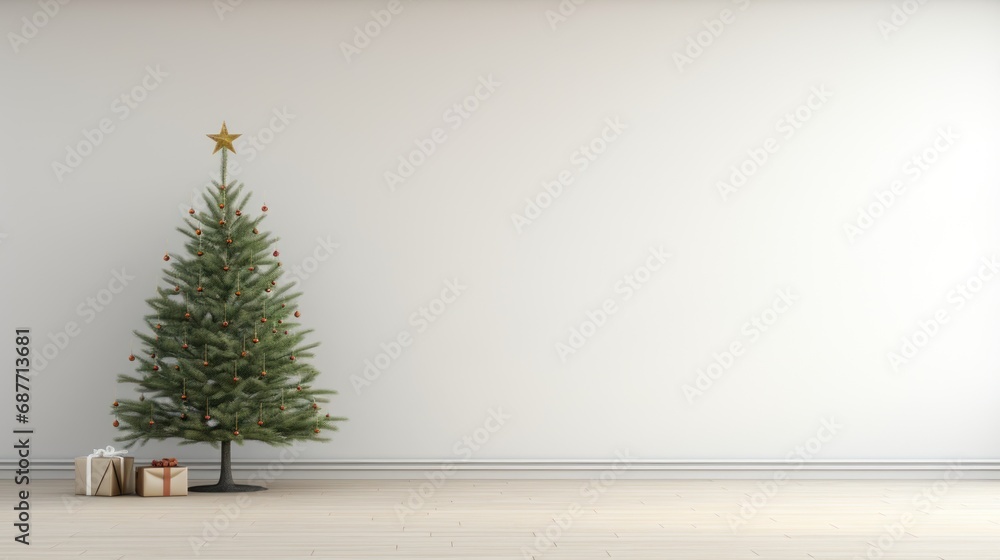 Poster a christmas tree in front of a christmas tree in front of a christmas tree in front of a christmas t
