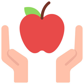 Give Apple Fruit Icon