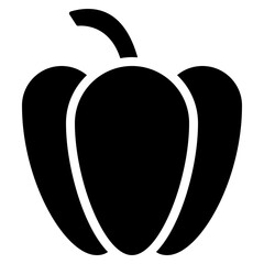 Bell Pepper Vegetable Icon
