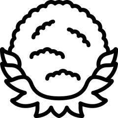 Cauliflower Head Vegetable Icon