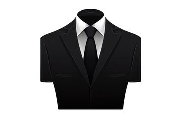 Suit icon on white background 