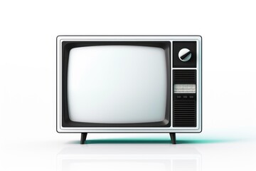 Television icon on white background