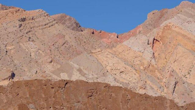 The typical landscape with red rocks and sandstones in the Arizona Desert - travel photography