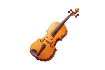 Fototapeta na wymiar Violin icon on white background