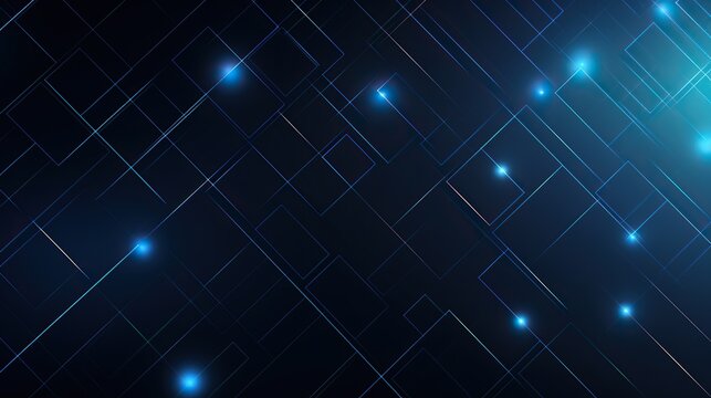 Digital blue network connection. Abstract pattern with dots and lines. Futuristic modern background. gradient background.